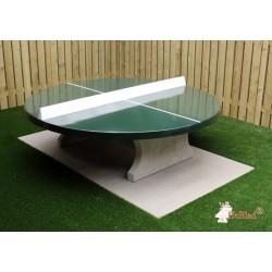 HeBlad betonnen tafeltennistafel rond groen