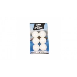 SportX Tafeltennisballen 4 cm 6 Stuks Wit